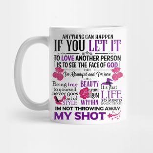 Broadway Motivational Quotes Mug